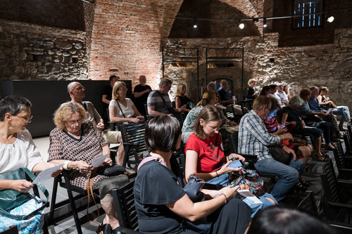 Lara Hrastnik, harfa, Vita Peterlin, violončelo, Klever Felicio, rog / Foto: Urška Lukovnjak