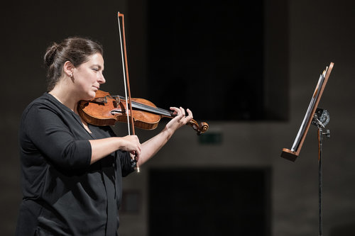 Božena Angelova, violina / Foto: Urška Lukovnjak