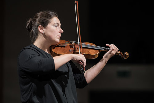 Božena Angelova, violina / Foto: Urška Lukovnjak