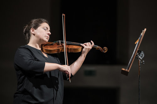 Božena Angelova, violina / Foto: Urška Lukovnjak