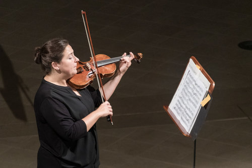 Božena Angelova, violina / Foto: Urška Lukovnjak