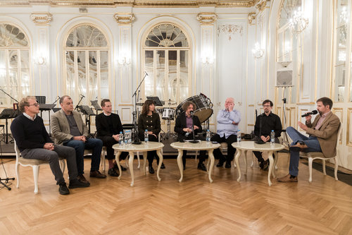 Okrogla miza "Komorno omizje: komorna glasba v slovenskem kulturnem prostoru" / Foto: Damir Hladnič Brada