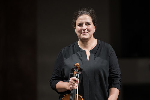 Božena Angelova, violina / Foto: Urška Lukovnjak